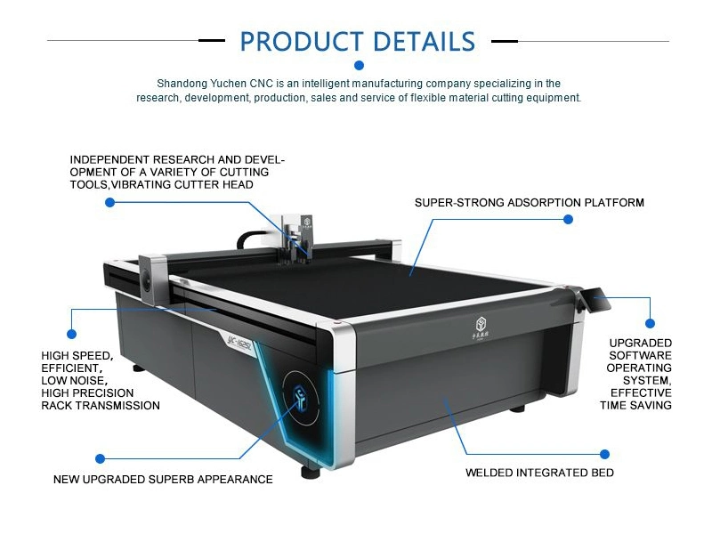 High Efficiency Glass Fiber Cutting Machine Flatbed Cutting Plotter for Sale